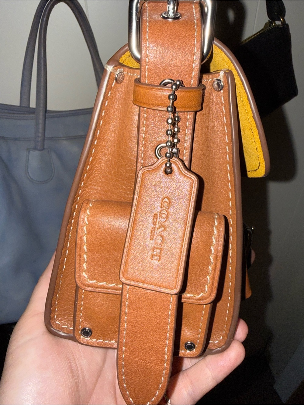 Gently used Coach Western Tabby brown leather shoulder/crossbody bag - Picture 14 of 14